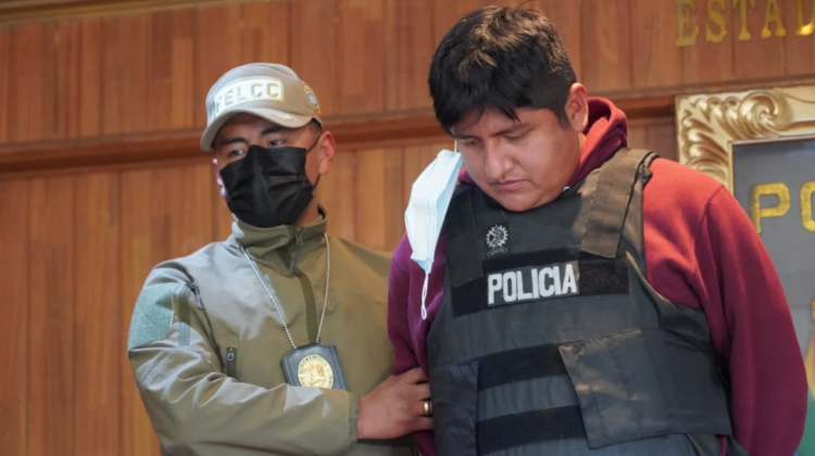 Richard Choque, el feminicida serial. Foto: Ministerio de Gobierno