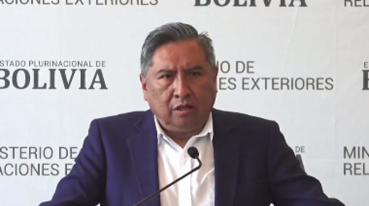 Rogelio Mayta en conferencia de prensa. Foto: Captura video