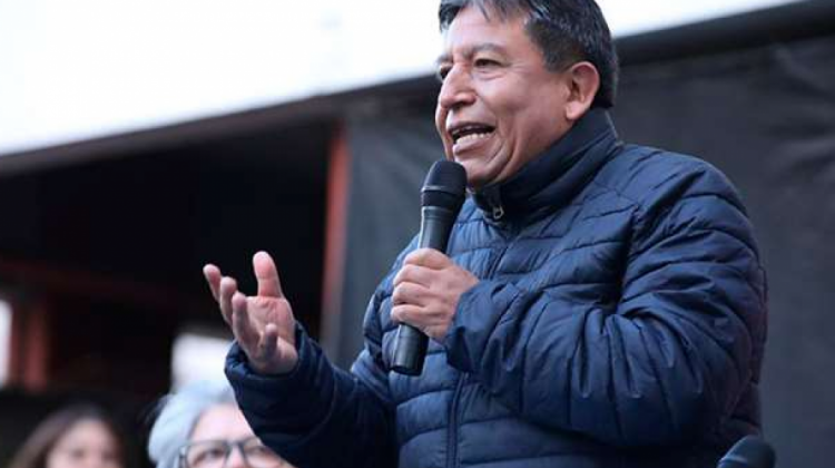 David Choquehuanca, vicepresidente del Estado. Foto: VicepresidenciaDe Bolivia.