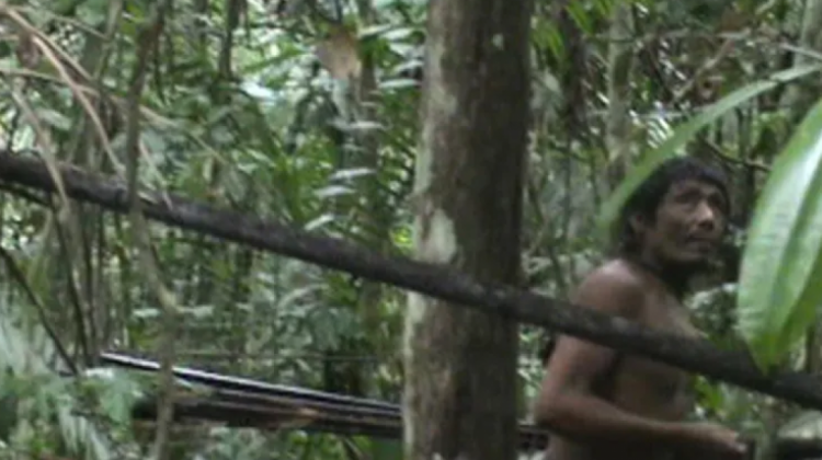 Una imagen captada del denominado "Indio del Hoyo".  Foto: Muy Interesante