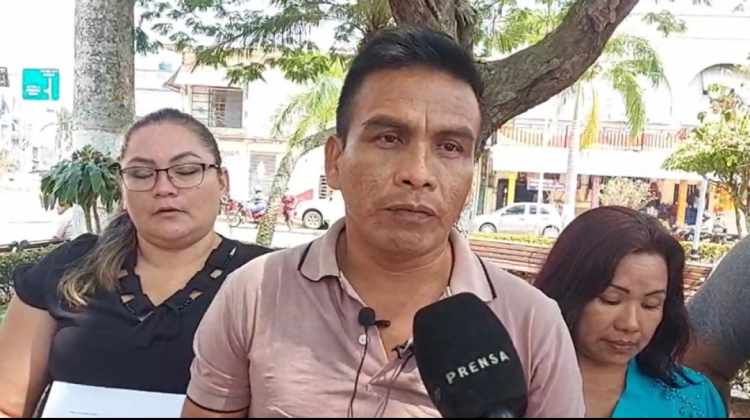 Representantes del Comité de la Defensa de la Reserva Nacional de Vida Silvestre Amazónica Manuripi Foto. Captura de pantalla