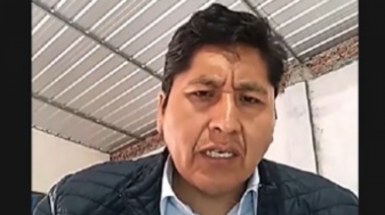 El presidente de la Conamype, Félix Huaycho. Foto: Redes sociales