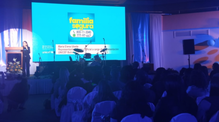 El acto organizado por Unicef. Foto: ANF