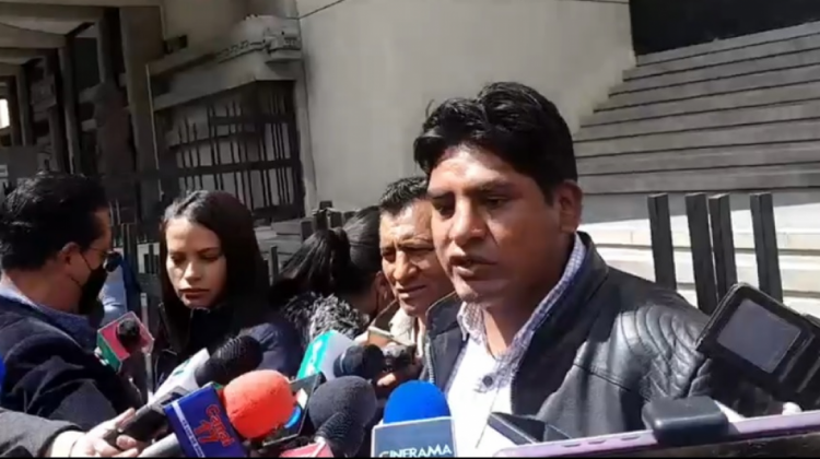 Toño Siñani, dirigente gremial. Foto: RRSS