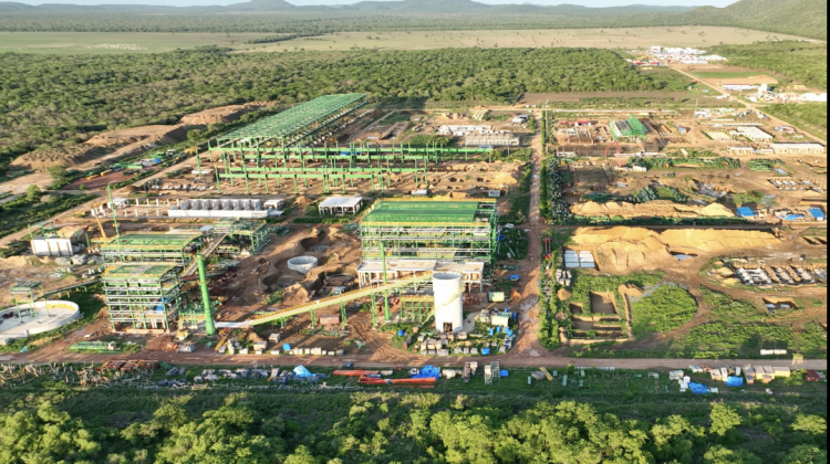 Una vista de la Planta Siderúrgica del Mutún. Foto: ESM