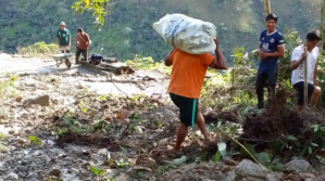 Lluvias: 40 familias dejan sus casas tras deslizamiento en una comunidad de Coroico