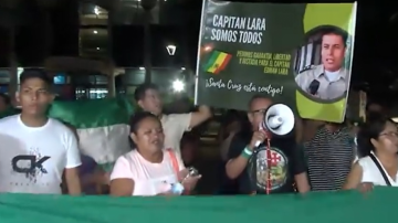 Disponen libertad para el capitán Lara en su primer proceso, debe pagar Bs 10 mil de fianza