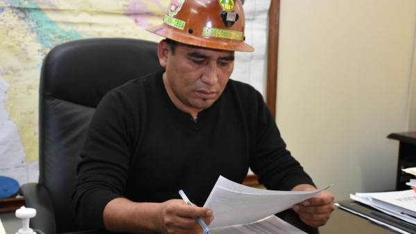 Viceministro de Cooperativas Mineras, Mauricio Guzmán. Foto: MMyM