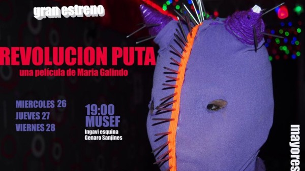 El afiche del estreno en La Paz. Foto: Mujeres Creando