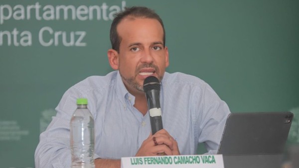 El gobernador Luis Fernando Camacho. Foto: Gobernación de Santa Cruz