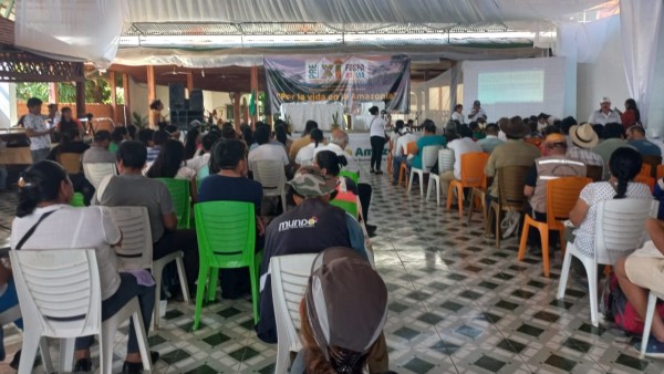 Encuentro de indígenas en el Fospa. Foto: ANF.