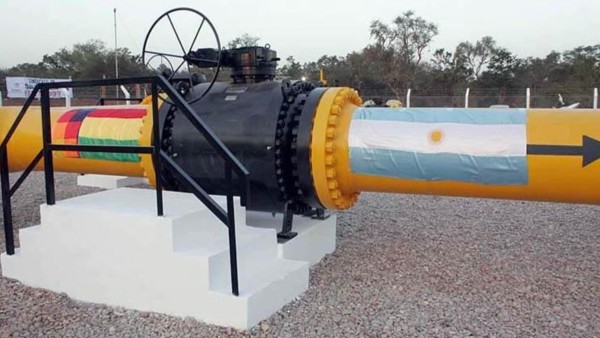 Gasoducto de Bolivia a Argentina. Foto: Los Tiempos