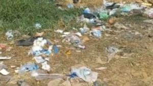 La basura en barrios de Trinidad. Foto: Captura