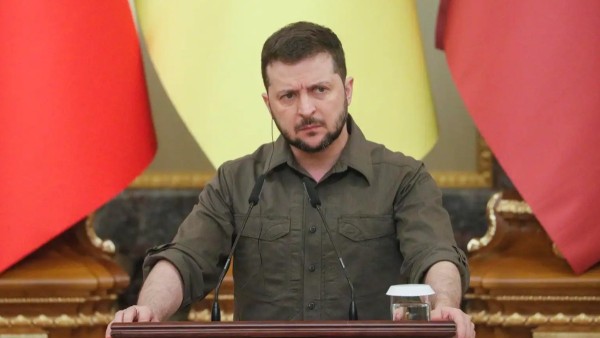 El presidente de Ucrania, Volodimir Zelenski.