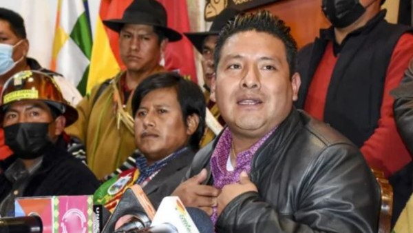 Gobernador de La Paz, Santos Quispe. GDLP.