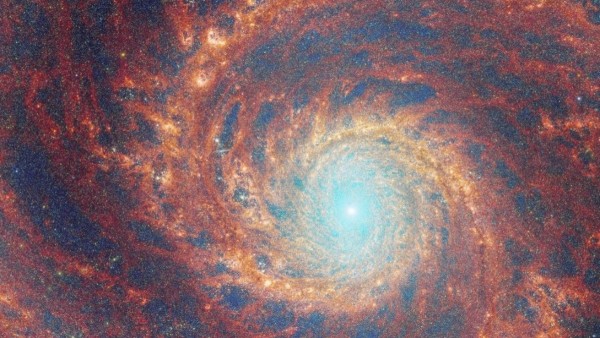 Imagen de la Galaxia del Remolino tomada por Webb.