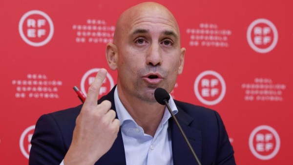 l presidente de la Real Federación Española de Fútbol (RFEF), Luis Rubiales.