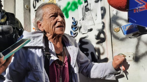La activista de DDHH Amparo Carvajal. Foto: ANF