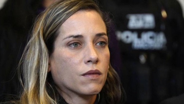 La candidata del Movimiento Construye a la Presidencia de Ecuador, Andrea González Náder.