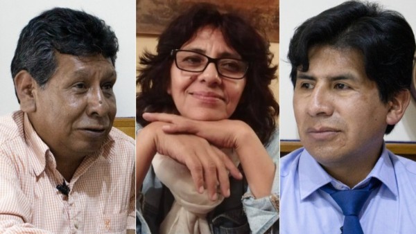 Periodistas Balcázar, Fernández y Quisbert