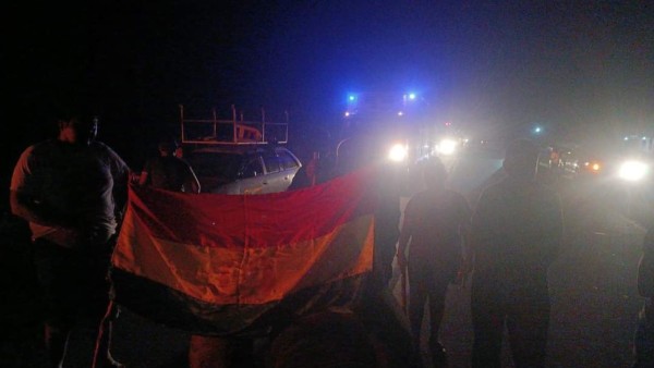 Bloqueo en Cuatro Cañadas