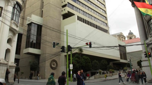 El edificio del BCB. Foto: Internet
