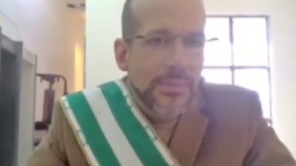 El gobernador Luis Fernando Camacho. Foto: Captura