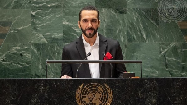 El presidente de El Salvador, Nayib Bukele. Foto: NNUU