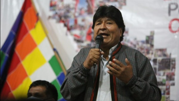 Evo Morales anunció su candidatura a la presidencia. Foto: Internet