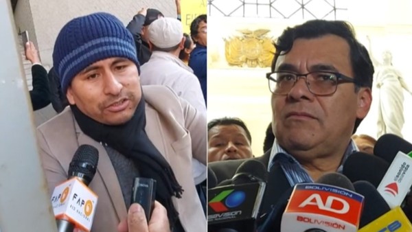 Gualberto Arispe (evista) y Jerges Mercado (arcista). Foto: ANF