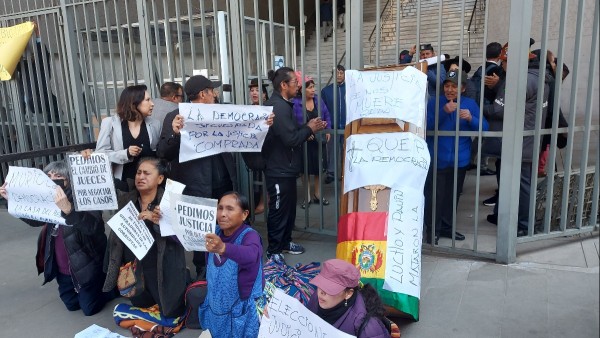Ingreso a la Asamblea Legislativa Plurinacional. Foto: ANF