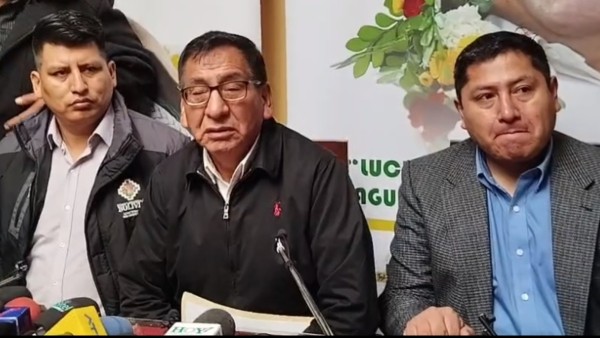 Ministro de Medio Ambiente y Agua, Rubén Mendez.