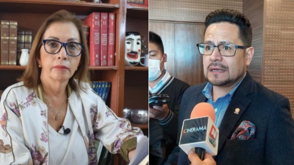 Senadora Rek y diputado Pedrazas. Foto: Composición ANF