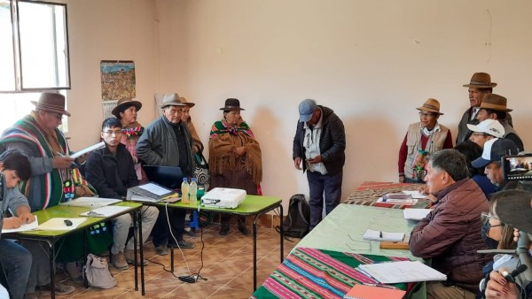 Socializan informe de resultados . Foto. ANF