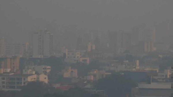 Contaminación en Santa Cruz de la Sierra. Foto: Fernando Vaca