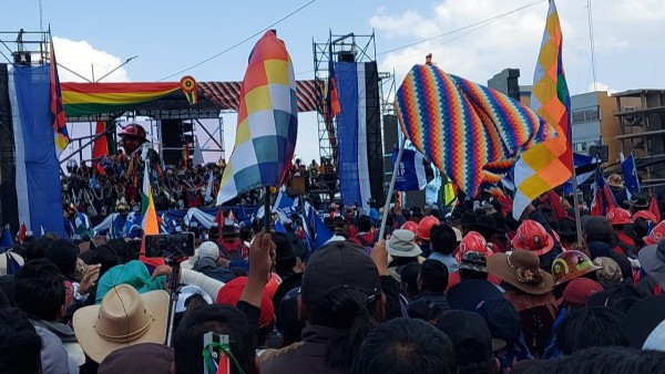 El Cabildo en la ciudad de el Alto. Foto: ANF