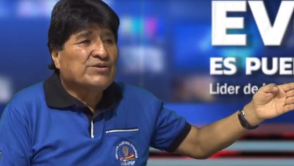 Evo Morales. Foto: Captura de pantalla
