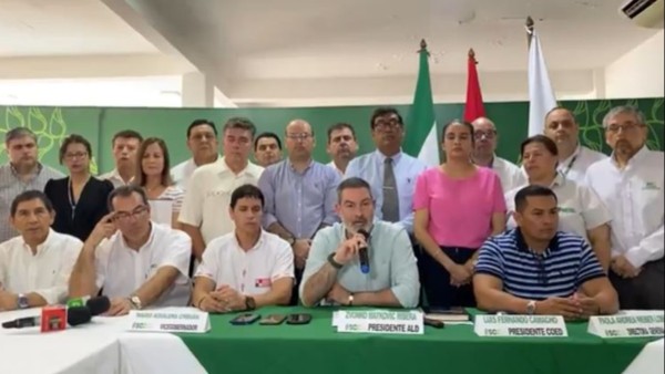 Reunión del COED Santa Cruz. Foto: Captura