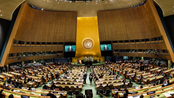 Una sesión de la Asamblea General de Naciones Unidas.