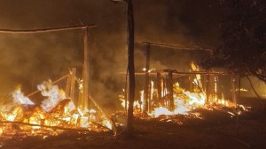 Fuego arrasa con nueve casas de comunidad indígena Tsimane en Beni
