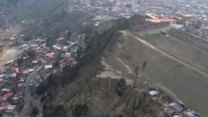 Alcaldía de La Paz alerta de un deslizamiento activo en 22 hectáreas del macrodistrito San Antonio