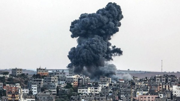 Bombardeos en la Franja de Gaza.