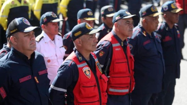Bomberos venezolanos. Foto: El Tiempo de Bogotá