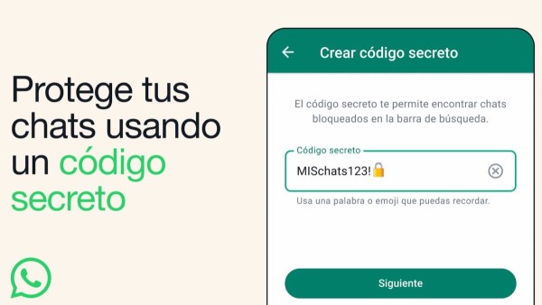 Chats con código secreto de WhatsApp.  Foto: META