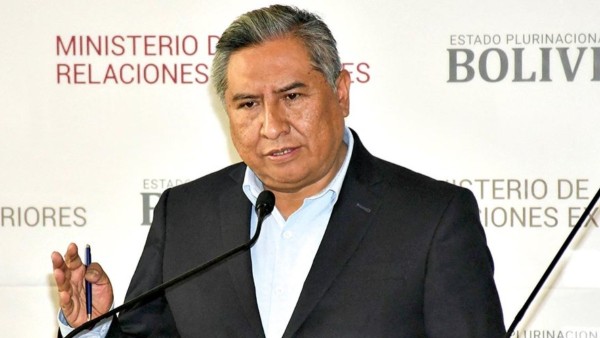 El canciller Rogelio Mayta. Foto: Cancillería