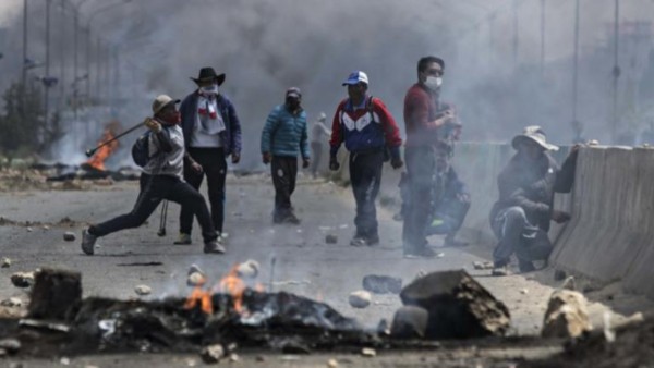 En noviembre de 2019 se registraron conflictos en Senkata, tras la renuncia de Evo Morales. Foto: Los Tiempos