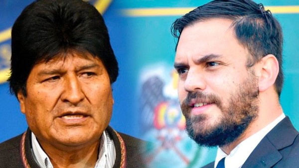 Evo Morales y Eduardo Del Castillo. Foto: Opinión