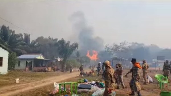 Incendios forestales en el Norte de La Paz. Foto: Redes sociales