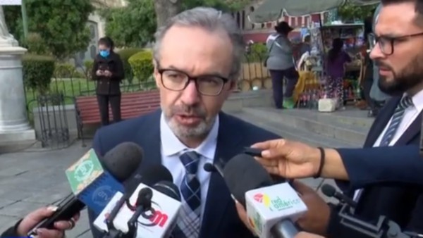 Jorge Richter, vocero presidencial.