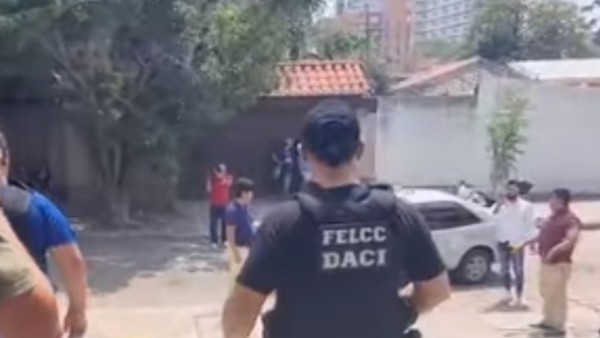 La Policía en el lugar de los hechos. Foto: Captura